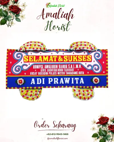 Karangan Bunga Ucapan Selamat di Sukakarya